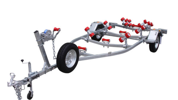 Five and one half meter Boat Trailer with rollers