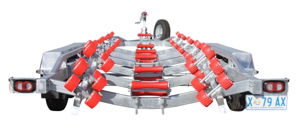 Nine Metre Boat Trailer With Rollers