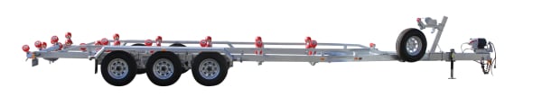 Nine Metre Boat Trailer With Rollers